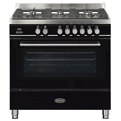 Britannia RC-9SG-QL Q-Line Dual Fuel Range Cooker Black Britannia RC-9SG-QL Q-Line Dual Fuel Range Cooker Black